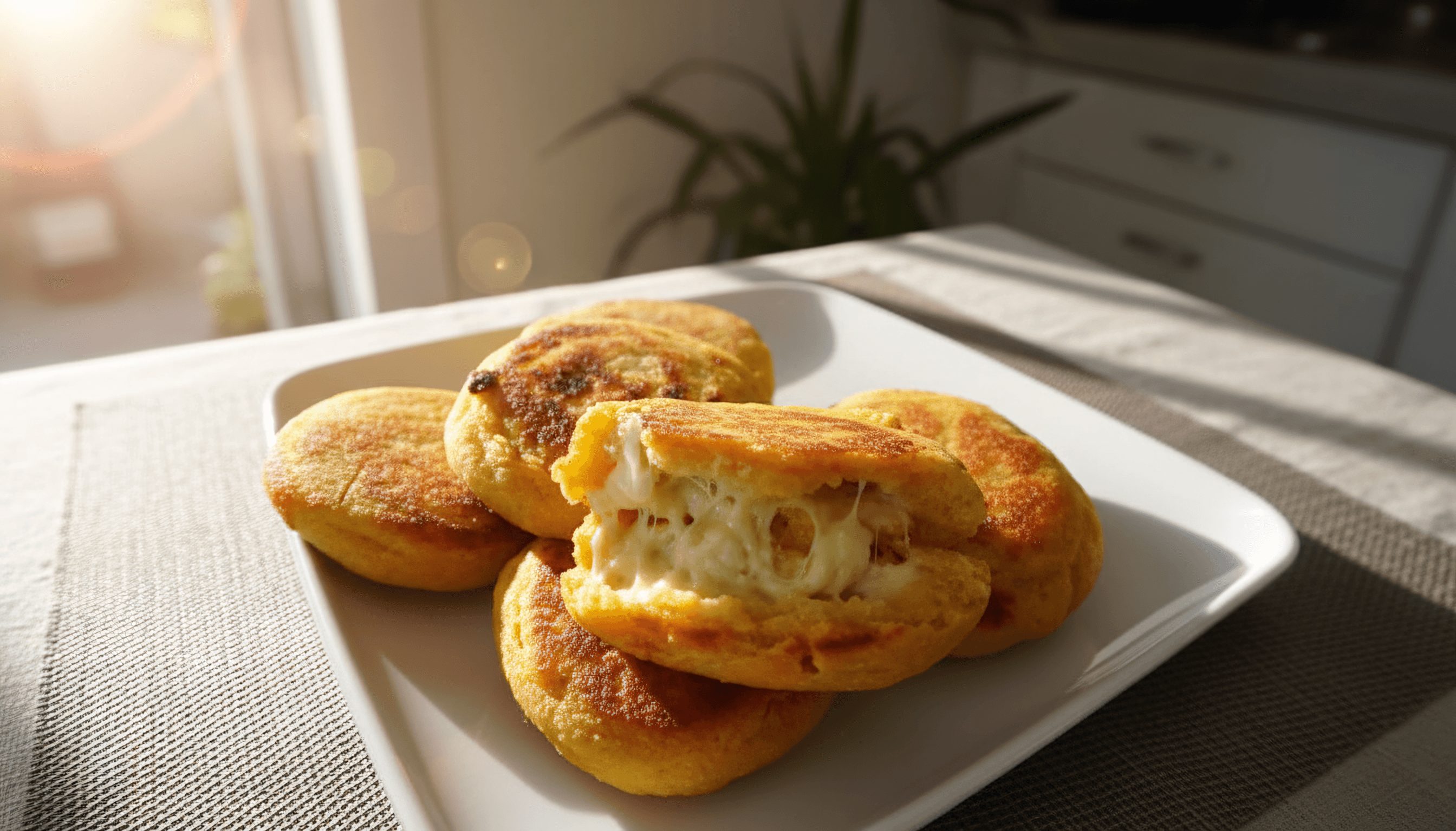 Arepas artesanales recién hechas